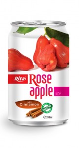 330ml Rose Apple juice with Cinnamon in Alu can